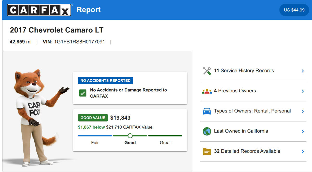 Used 2017 Chevrolet Camaro LT RWD image 4