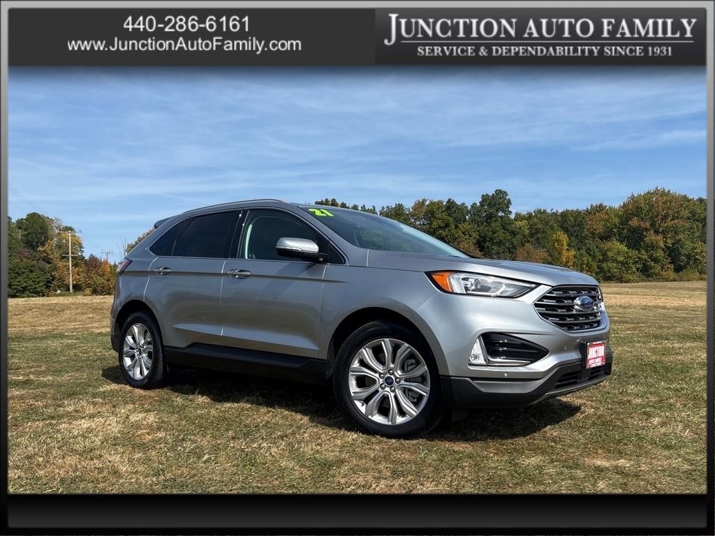 Used 2021 Ford Edge Titanium w/ Class II Trailer Tow Package