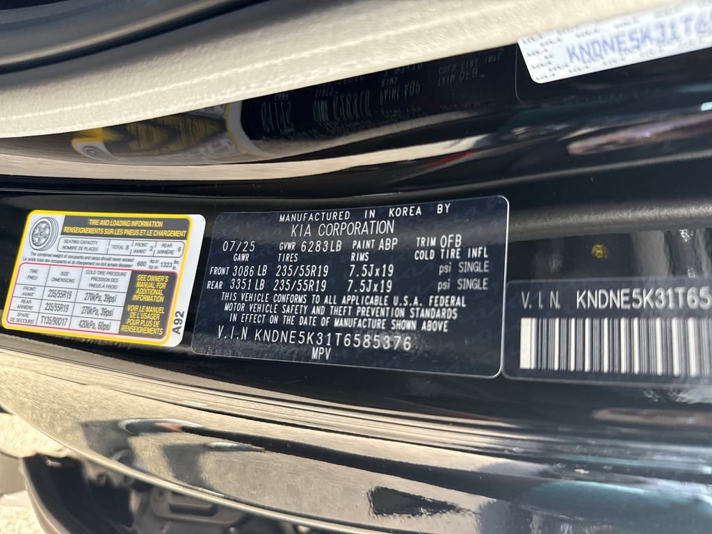 New 2026 Kia Carnival SX w/ SX Dark Edition Package image 23