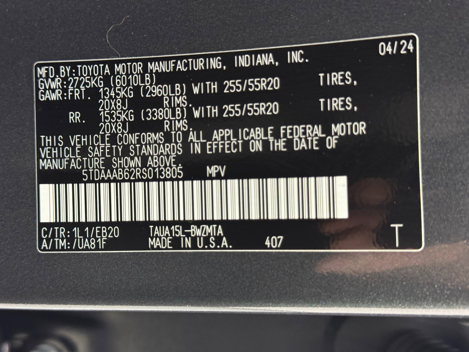 Used 2024 Lexus TX 350 AWD w/ Captains Chair Package image 50