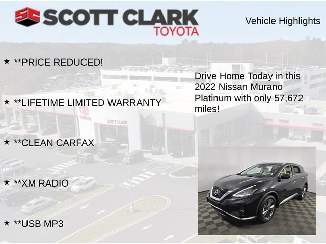 Used 2022 Nissan Murano Platinum w/ Cargo Package AWD/4WD image 13