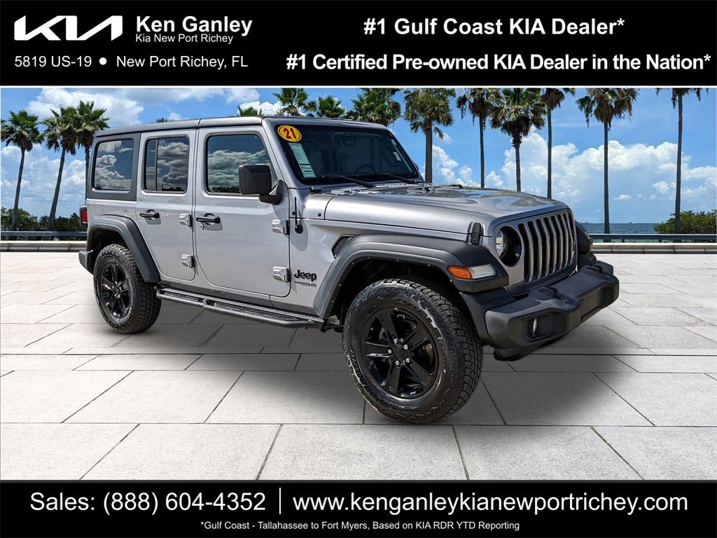 Used 2021 Jeep Wrangler Unlimited Sport image 1