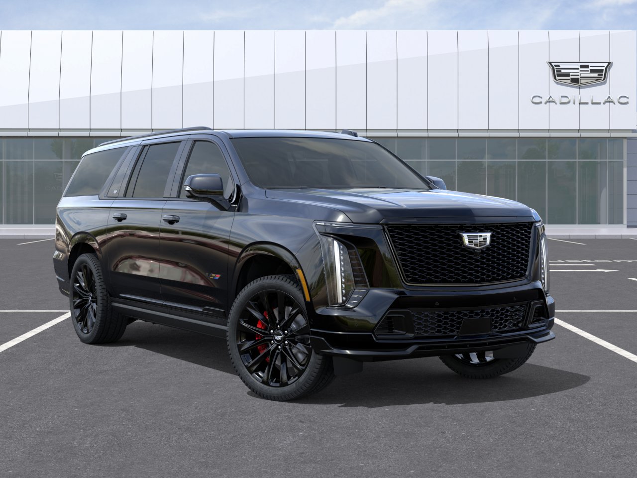 New 2026 Cadillac Escalade ESV V w/ LPO, ONYX Package AWD/4WD image 7