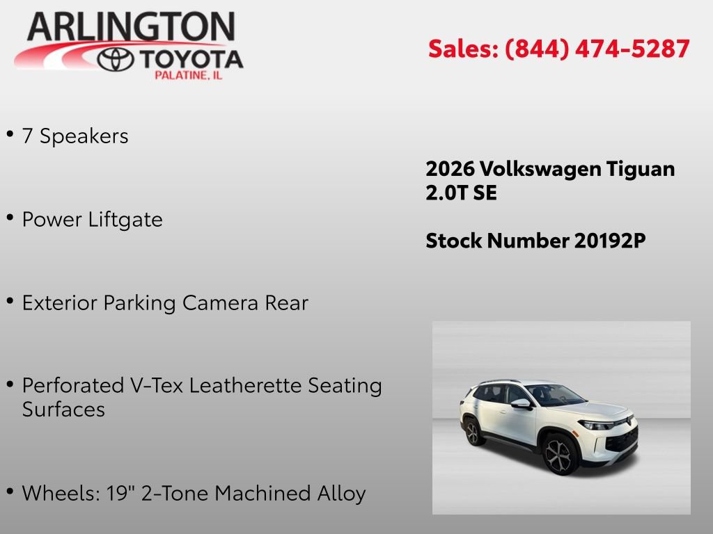 Used 2026 Volkswagen Tiguan SE AWD/4WD image 2