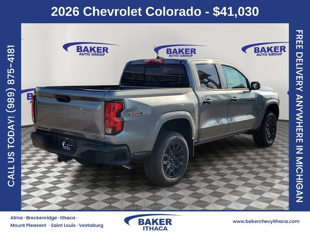 New 2026 Chevrolet Colorado W/T w/ WT Custom Package AWD/4WD image 2