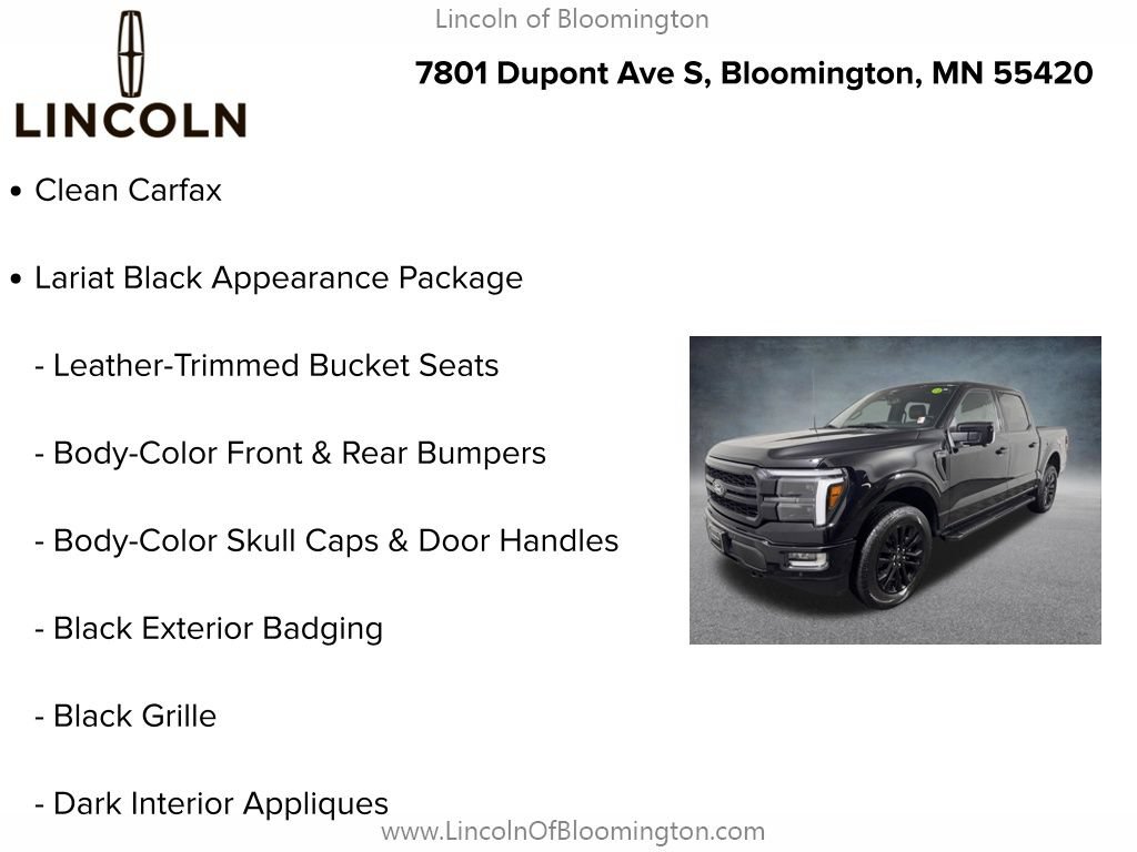 Used 2024 Ford F150 Lariat AWD/4WD image 5