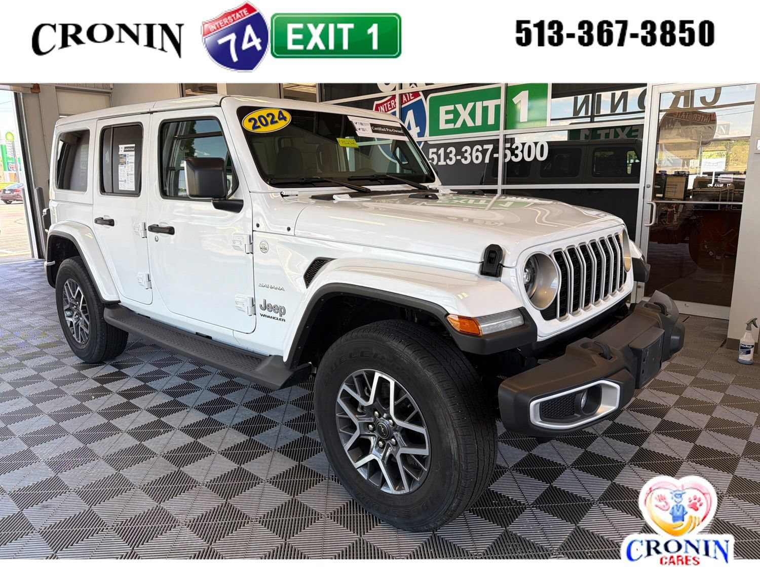 Used 2024 Jeep Wrangler Unlimited Sahara AWD/4WD image 1