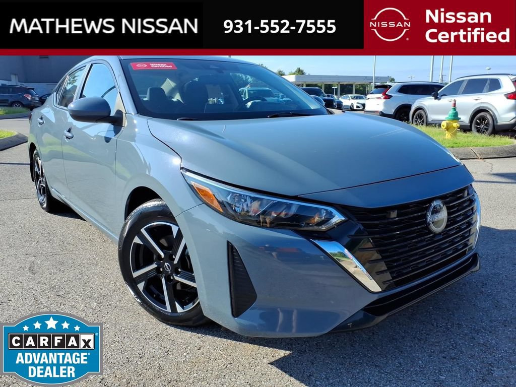 Certified 2025 Nissan Sentra SV w/ All-Weather Package FWD image 1