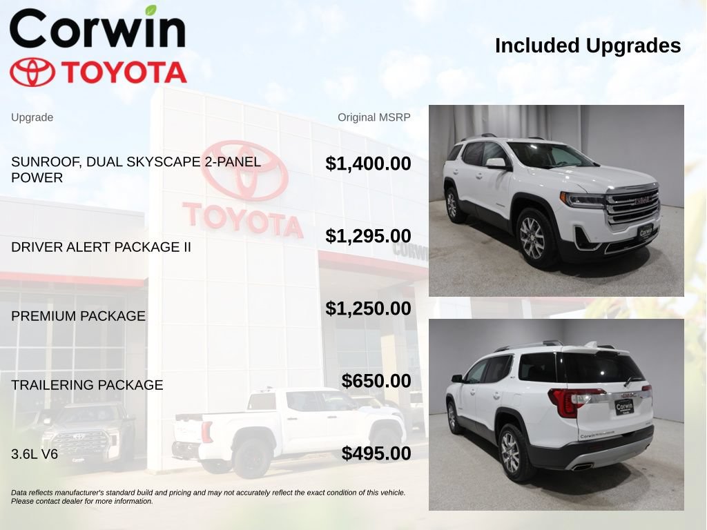 Used 2020 GMC Acadia SLT w/ Driver Alert Package II AWD/4WD image 4
