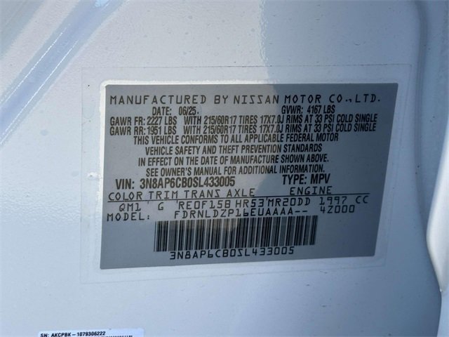 New 2025 Nissan Kicks SV w/ SV Premium Package image 25