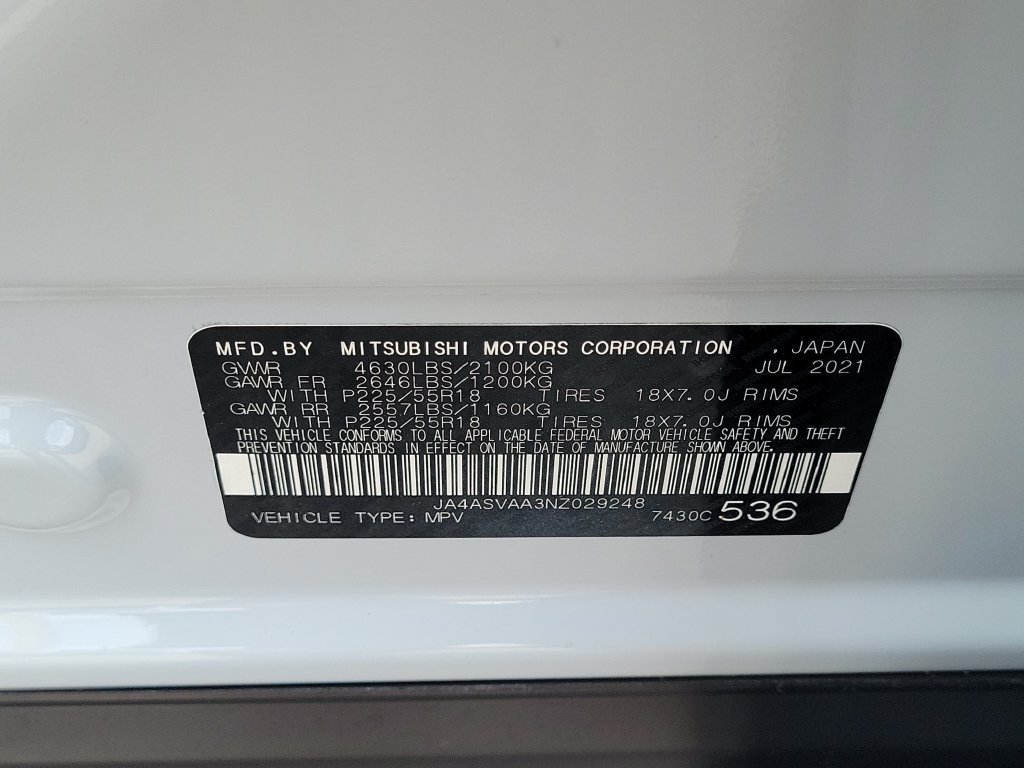 Used 2022 Mitsubishi Eclipse Cross LE FWD image 27