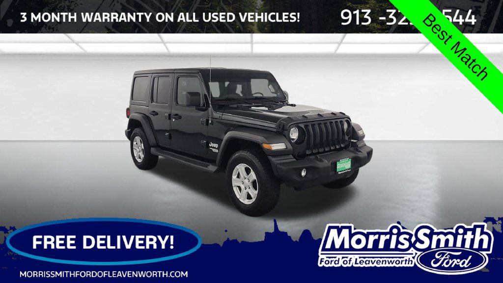 Used 2020 Jeep Wrangler Unlimited Sport S AWD/4WD image 1