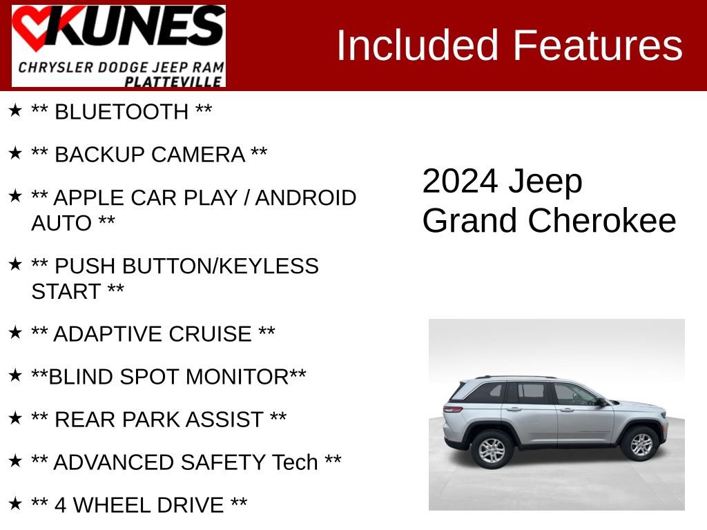 Used 2024 Jeep Grand Cherokee Laredo image 2