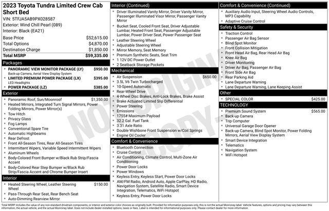 Used 2023 Toyota Tundra Limited image 17