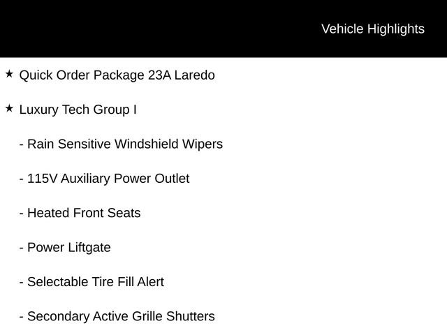 Used 2023 Jeep Grand Cherokee Laredo w/ Luxury Tech Group I image 11