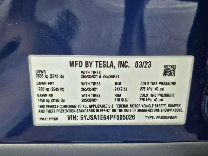 Used 2023 Tesla Model S Plaid AWD/4WD image 33