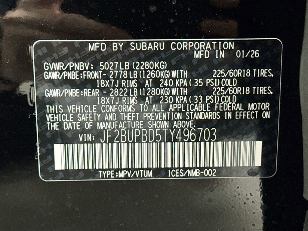 New 2026 Subaru Outback Premium image 30