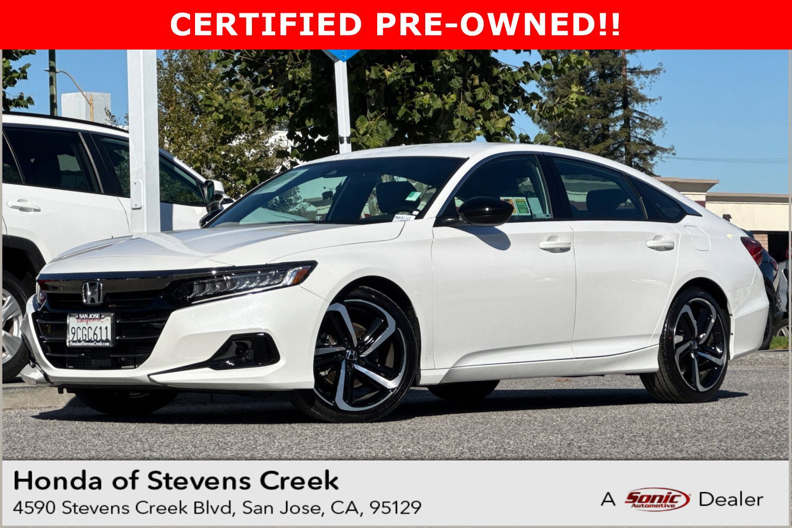 Certified 2022 Honda Accord Sport