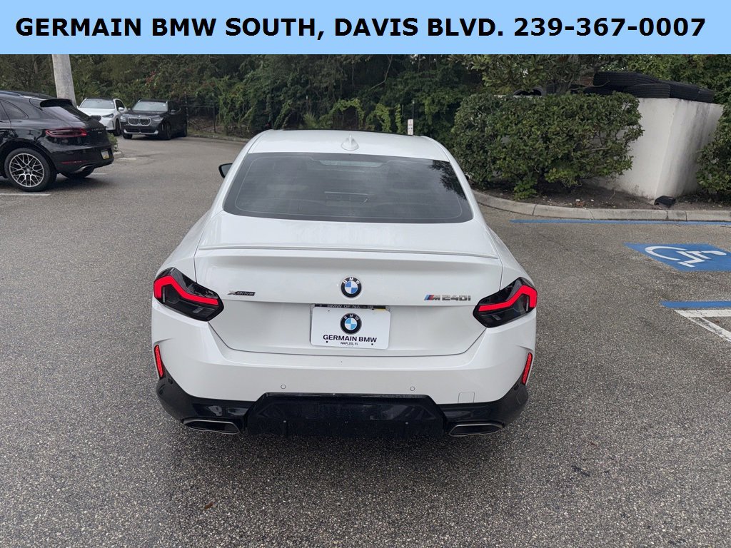 Certified 2022 BMW M240i xDrive Coupe w/ Premium Package image 4