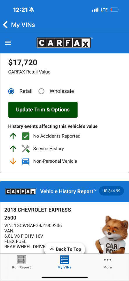 Used 2018 Chevrolet Express 2500 w/ Driver Convenience Package image 22