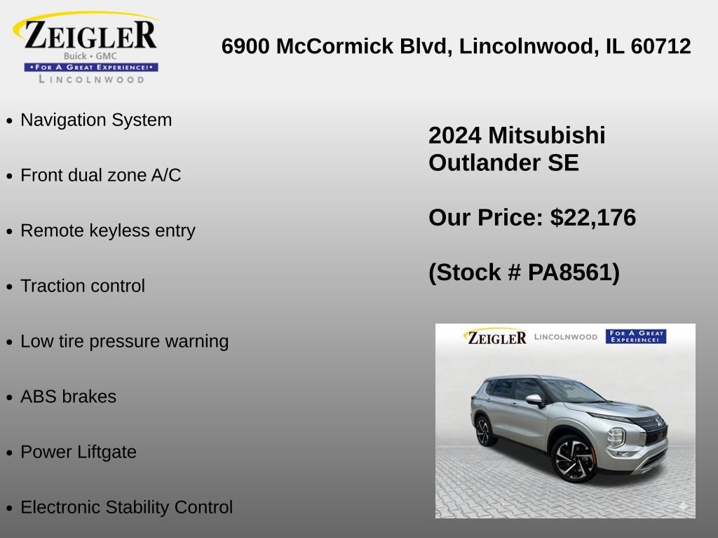 Used 2024 Mitsubishi Outlander SE FWD image 6