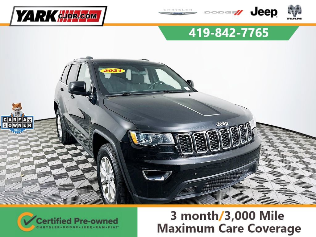 Certified 2021 Jeep Grand Cherokee Laredo w/ Security & Convenience Group