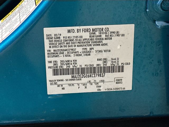 Used 2019 Ford EcoSport SE image 32