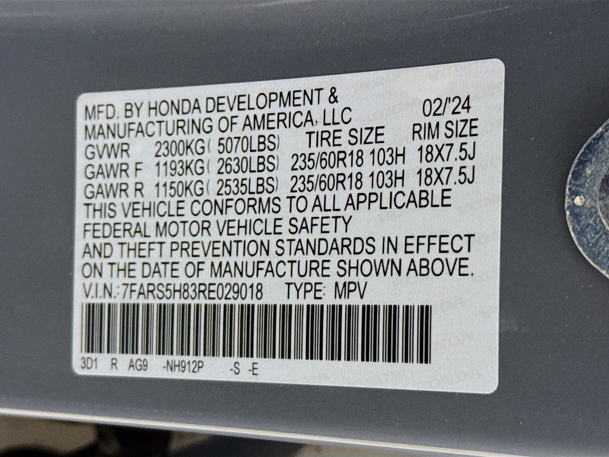Certified 2024 Honda CR-V Sport-L image 38