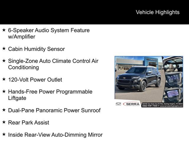Certified 2023 Chevrolet TrailBlazer ACTIV w/ Sun and Liftgate Package AWD/4WD image 5
