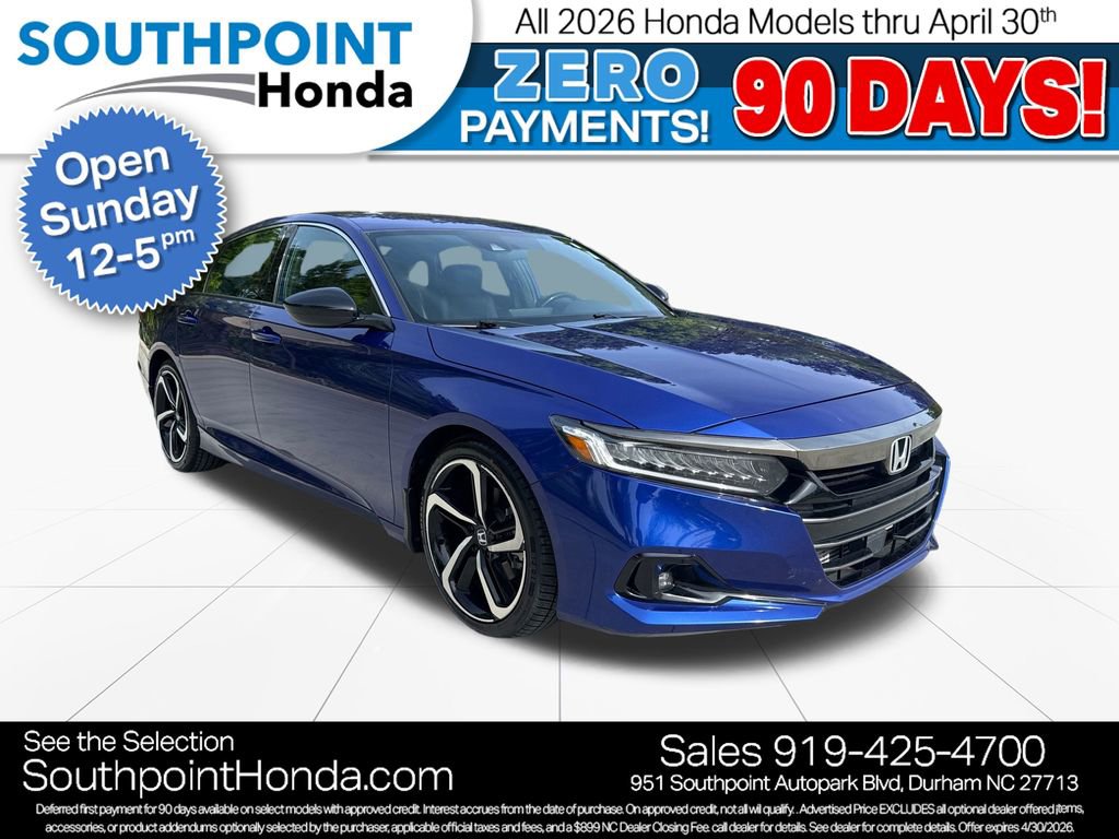 Used 2022 Honda Accord Sport