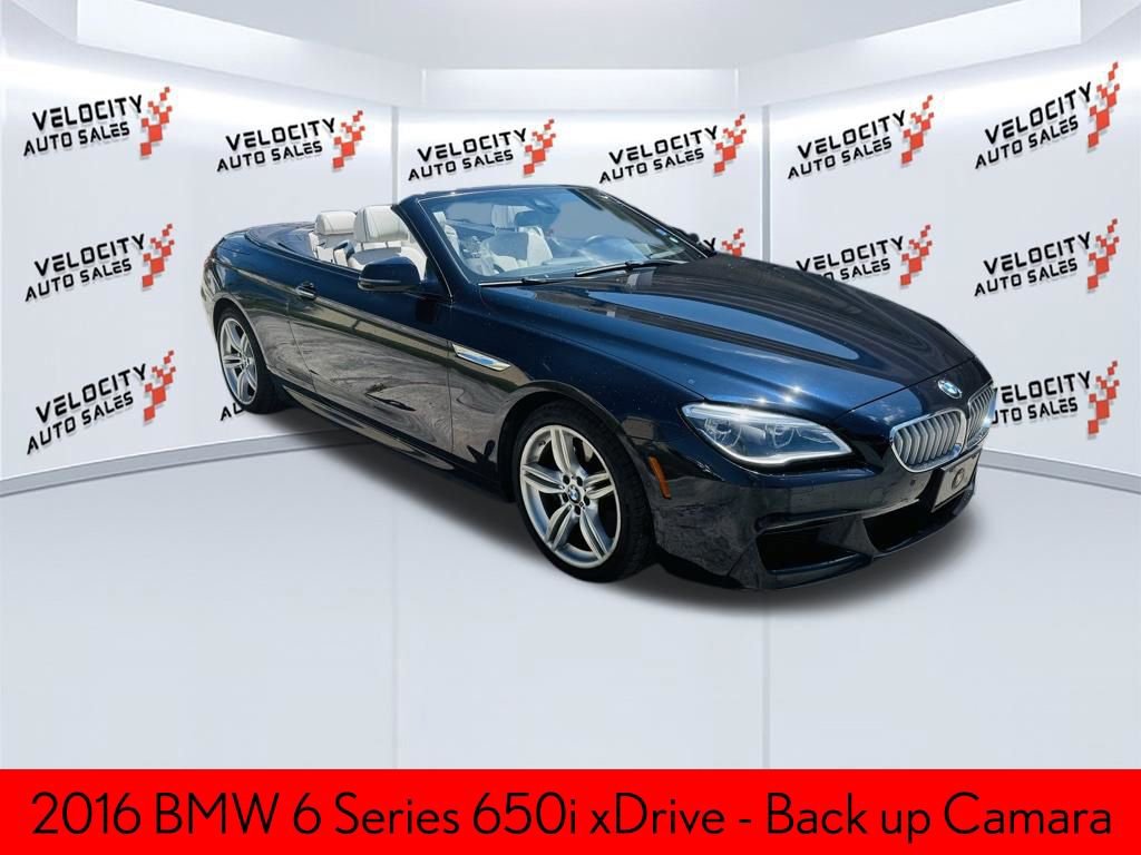 Used 2016 BMW 650i xDrive Convertible