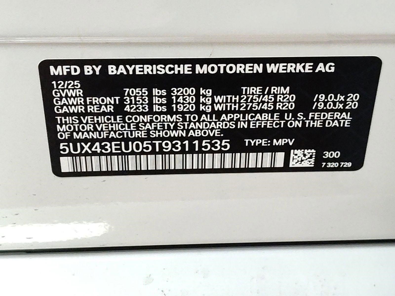 New 2026 BMW X5 xDrive50e w/ M Sport Package image 16