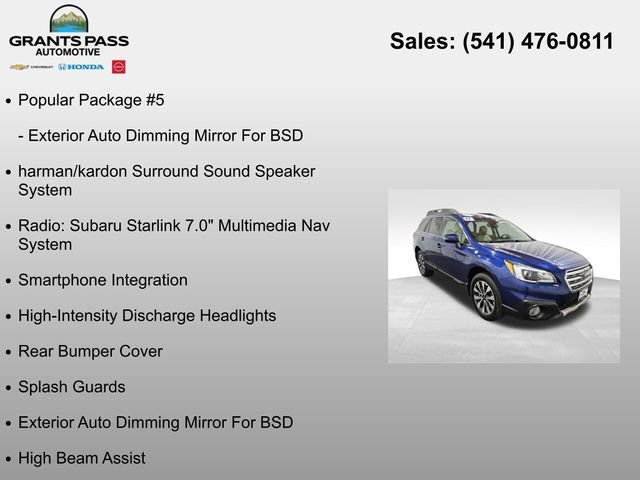 Used 2017 Subaru Outback 2.5i Limited image 13