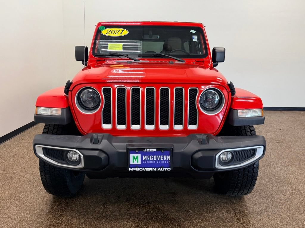 Used 2021 Jeep Wrangler Unlimited Sahara w/ Uconnect 4C Nav & Sound Group AWD/4WD image 10
