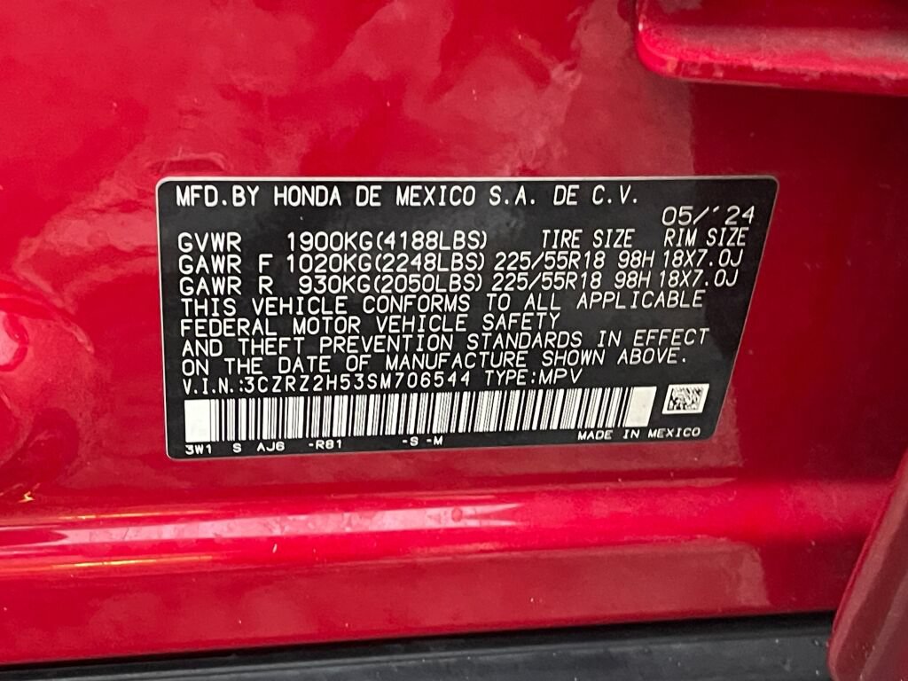 Certified 2025 Honda HR-V Sport image 37