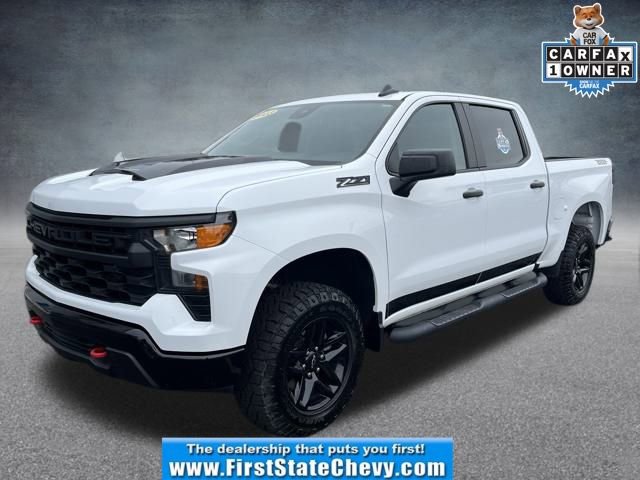 Used 2023 Chevrolet Silverado 1500 Custom Trail Boss w/ LPO, Dark Essentials Package image 1
