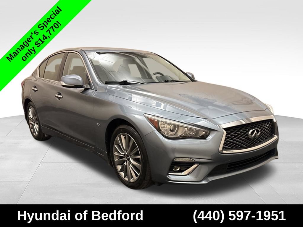 Used 2020 INFINITI Q50 Luxe w/ Cargo Package RWD image 3