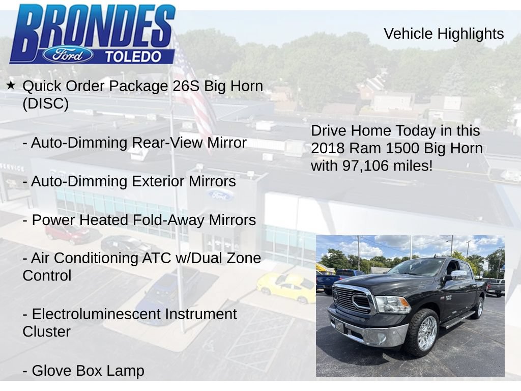 Used 2018 RAM 1500 Big Horn AWD/4WD image 12