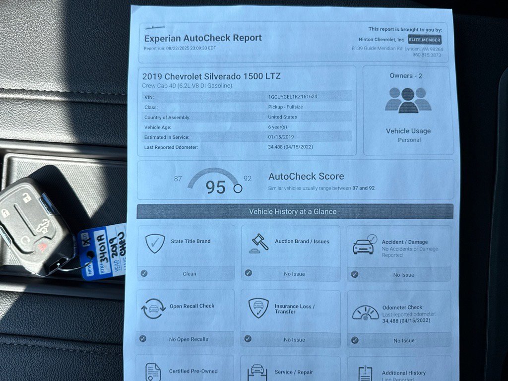 Used 2019 Chevrolet Silverado 1500 LTZ image 20