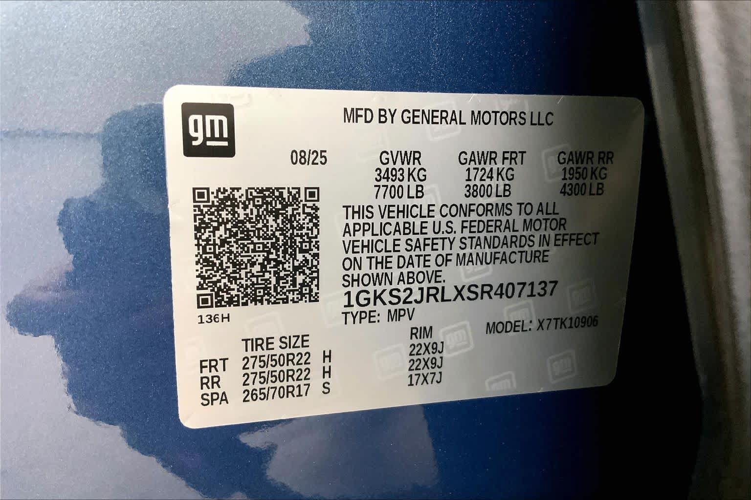 Used 2025 GMC Yukon XL Denali w/ Sun & Power Step Package AWD/4WD image 36