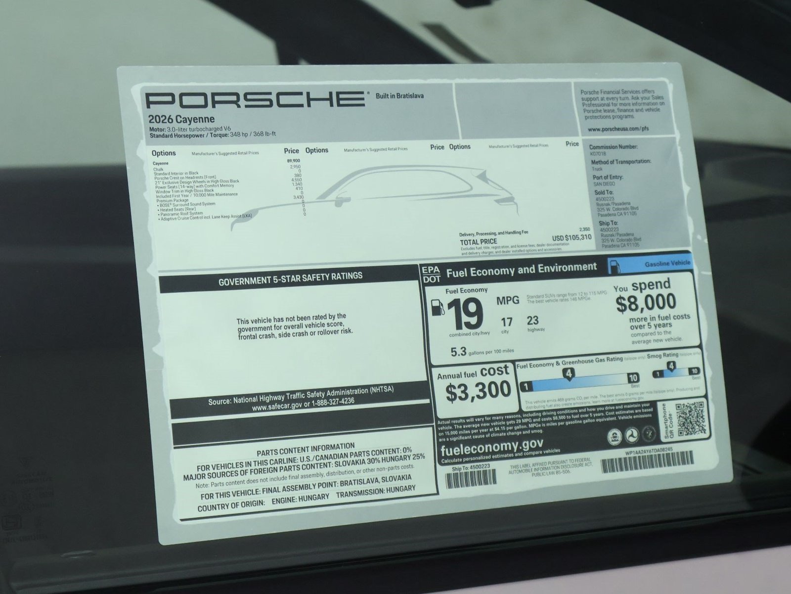 New 2026 Porsche Cayenne AWD/4WD image 25