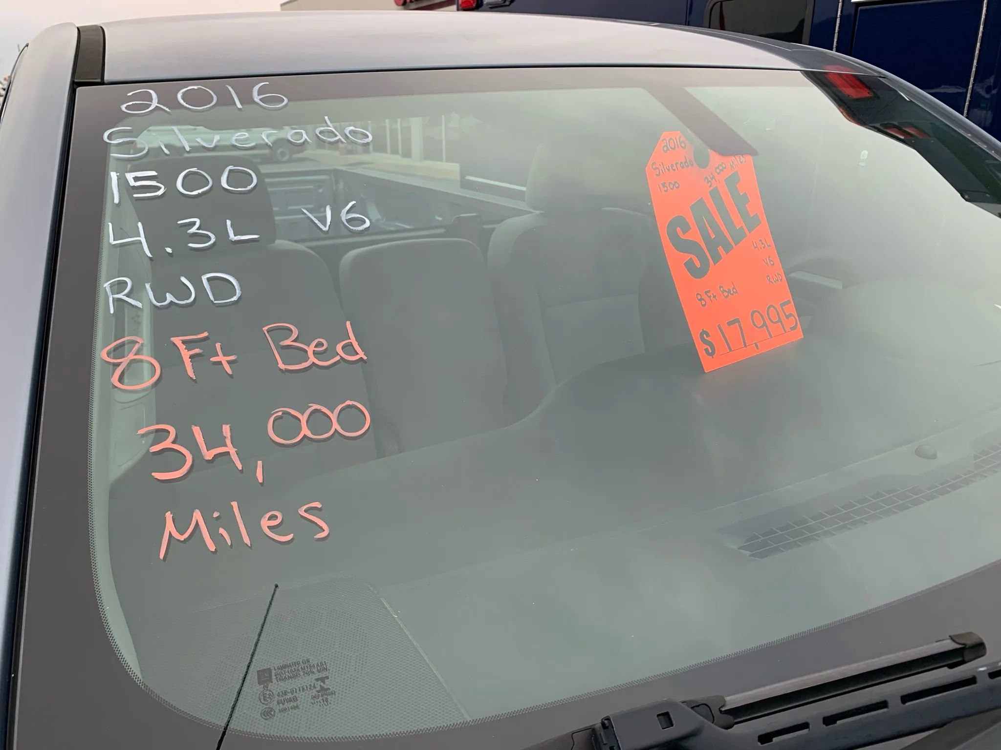 Used 2016 Chevrolet Silverado 1500 W/T w/ WT Fleet Convenience Package image 3