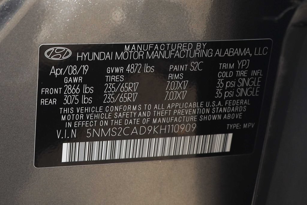 Used 2019 Hyundai Santa Fe SE AWD/4WD image 30