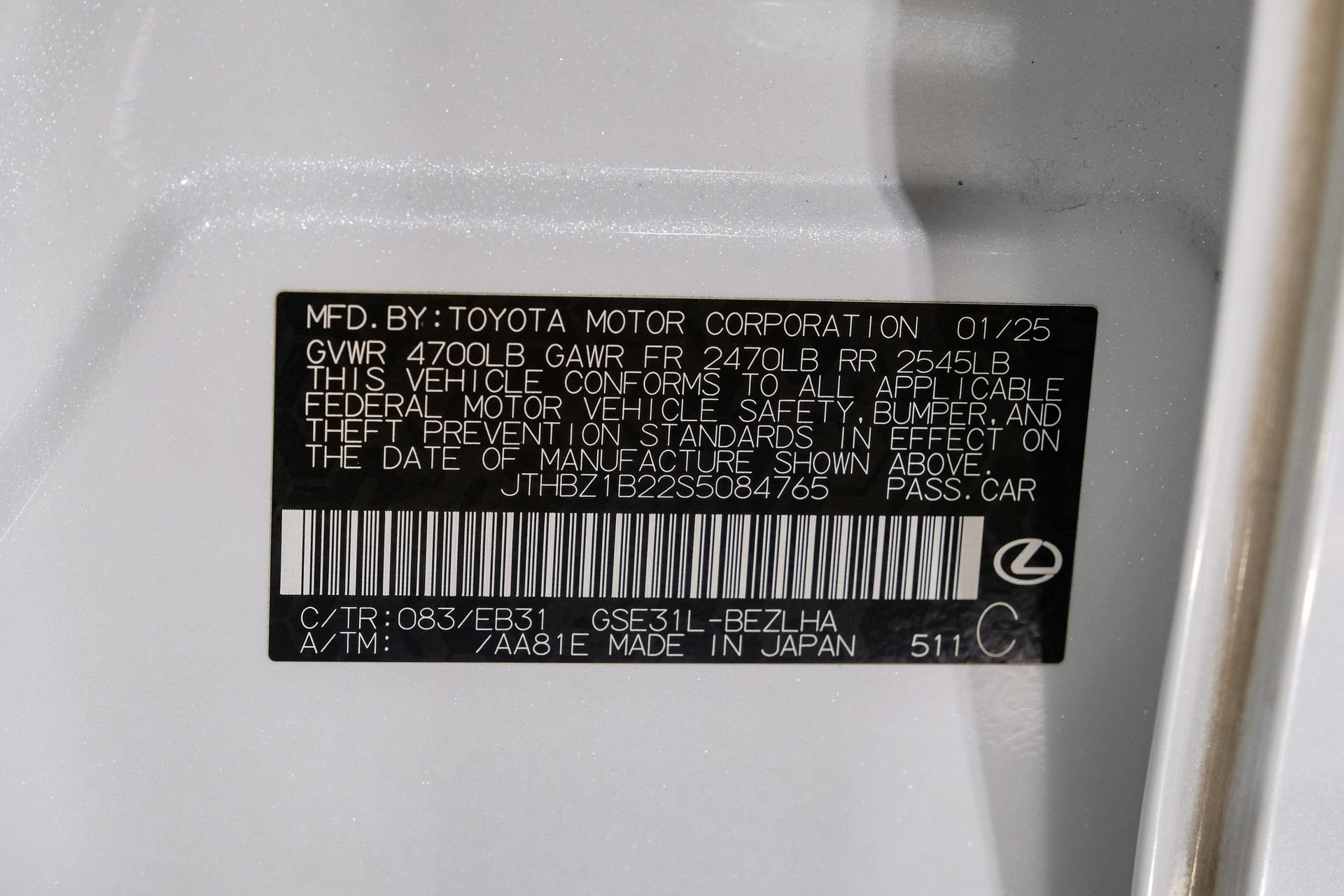 Used 2025 Lexus IS 350 F Sport RWD image 59