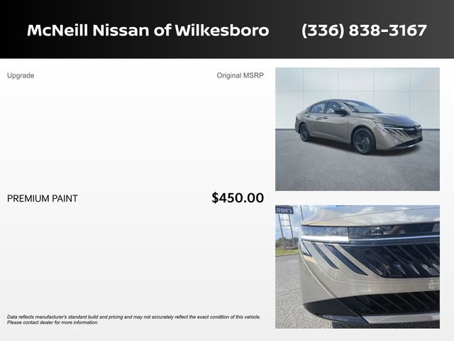 New 2026 Nissan Sentra SV w/ Floor Mat Package image 9