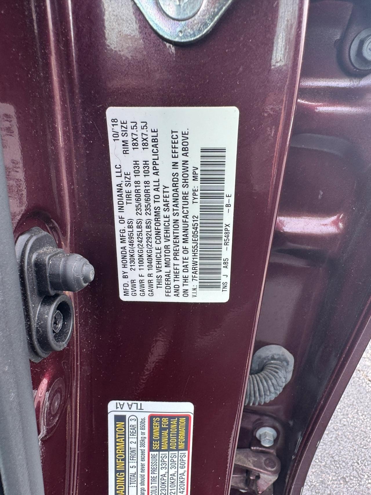 Certified 2018 Honda CR-V EX image 25