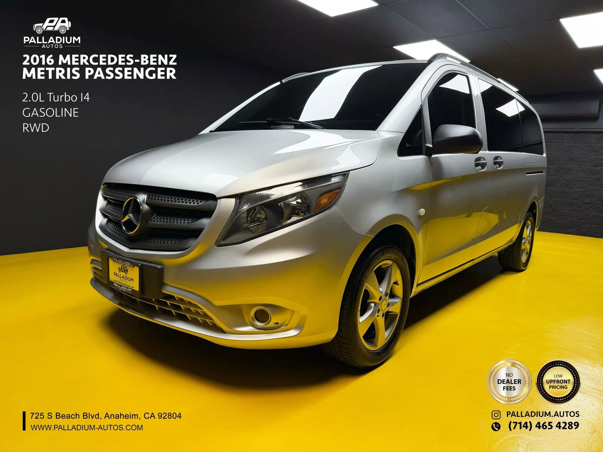 Used 2016 Mercedes-Benz Metris Passenger w/ Driver Efficiency Package