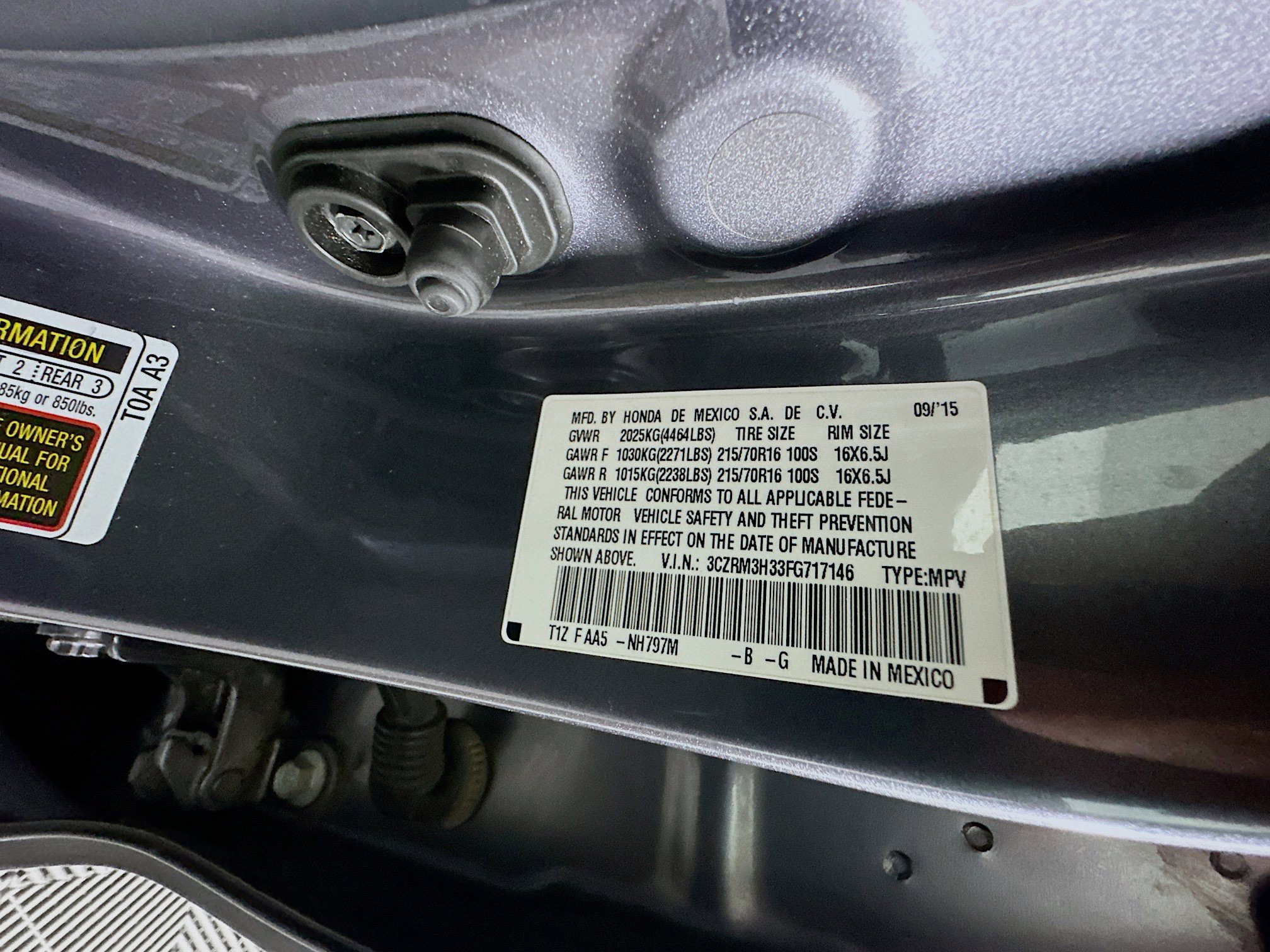 Used 2015 Honda CR-V LX image 12