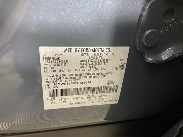 New 2026 Ford Explorer Tremor w/ Tremor Ultimate Package image 28