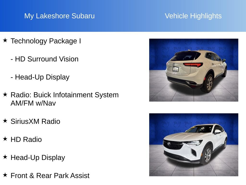 Used 2021 Buick Envision Essence w/ Technology Package I FWD image 11